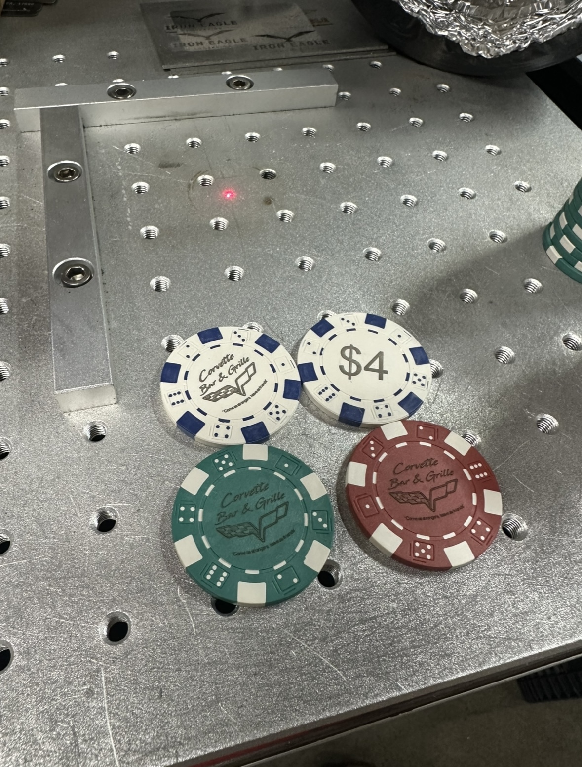 Poker Chips | Corvette Bar & Grille | Plastic