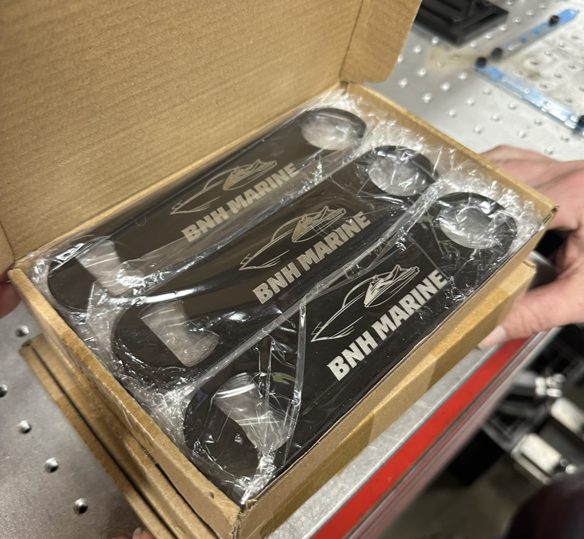 BNH Marine | Bottle Opener | Anodized Black